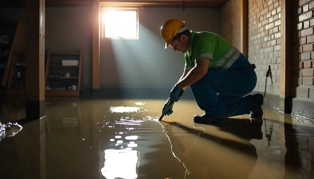 Professional water damage restoration services in Flat Rock, MI